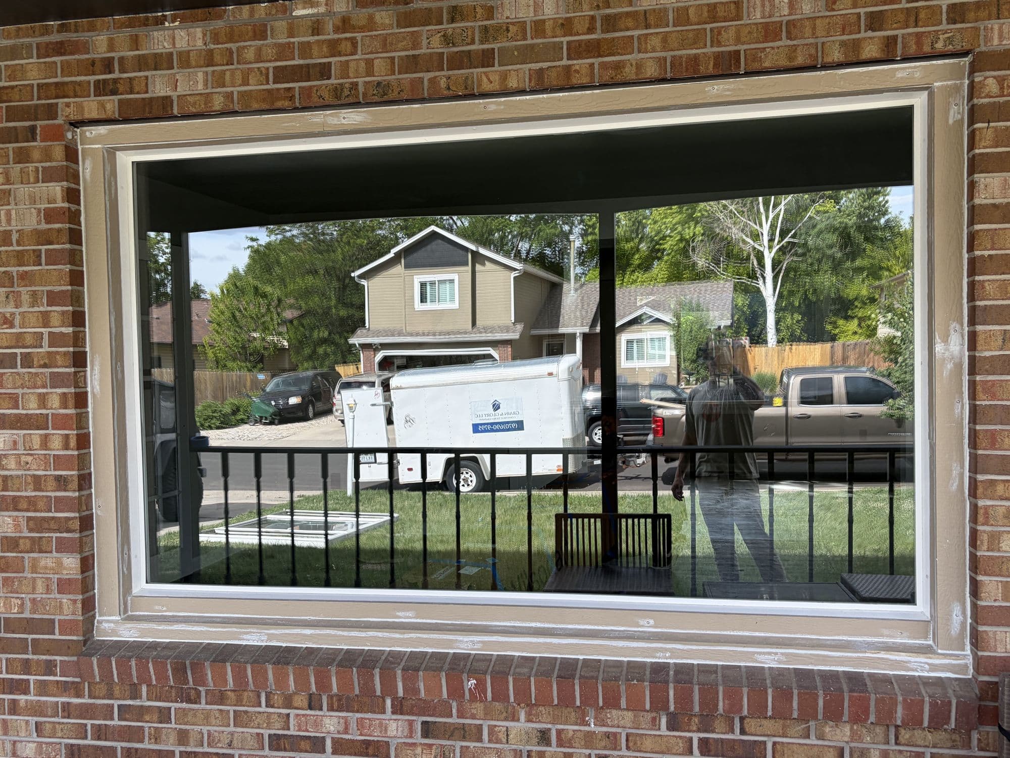 Finished window installation, full home exterior view